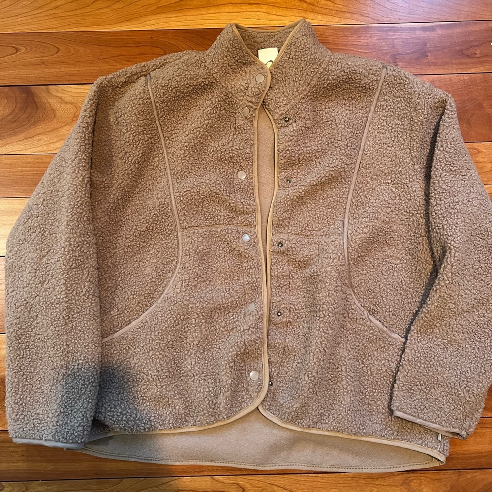 Avalanche Brown Teddy Jacket